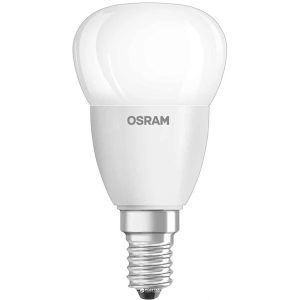 Лампа ЛЕД куля 7W 3000K 550lm E14 VALUE CL P60 830 230V FR 10X1 w.o. CE (2 роки) OSRAM