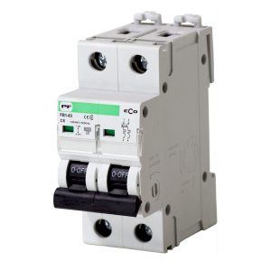 Модульный автоматический выключатель FB1-63 ECO 6кА    "C"  2P  6А