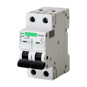 Модульный автоматический выключатель FB2-63 STANDART 6кА "B" 2P 1А
