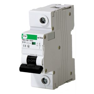 Модульний автоматичний вимикач FB3-125 EVO 15kА    "D"  1P  125А