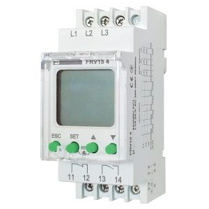 Цифровое реле контроля напряжения (2 контакта) FRV15 4 200-500V, 1НО+1НЗ