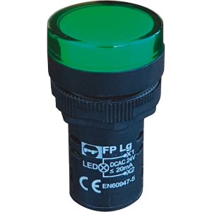 Індикаторна лампа FP L     AC/DC230V зелена