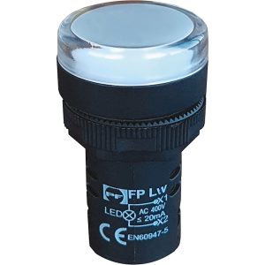 Індикаторна лампа FP L     AC/DC230V біла