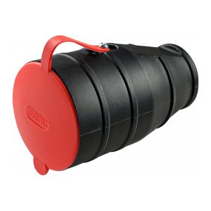 Розетка каучукова з захисною кришкою 3Р+РЕ 25А IP44
