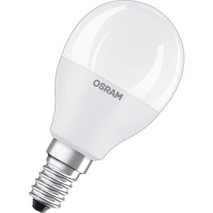 Лампа ЛЕД куля 6,5W 550lm 3000K E14 VALUE CL P60 230V FR 10X1 w.o. CE (2 роки) "OSRAM"
