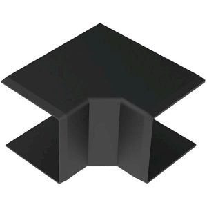Кут внутрішній LH 40x40 LH  чорного кольору (8645_FB)