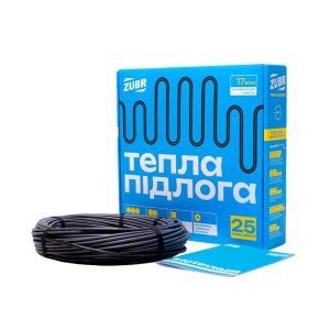 Кабель нагрівальний (секція) ZUBR DC CABLE 17/1340 (шаг от 7,9 до 9,9м.кв.)