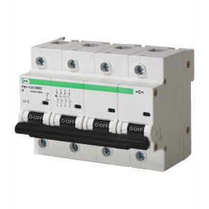 Модульный автоматический выключатель FB1-125 ECO 10кА "D" 4P 10А