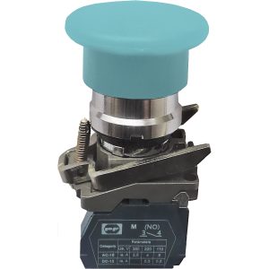 Вимикач кнопковий металевий FP4-BC31 1NO (зелений)