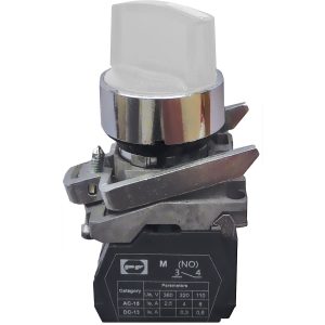 Вимикач кнопковий металевий FP4-BK3165230 2NО(білий)