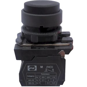 Вимикач кнопковий пластиковий FP5-AL21 1NO (чорний)