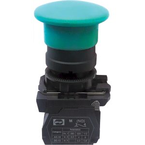 Вимикач кнопковий пластиковий  FP5-AC31 1NO (зелений)