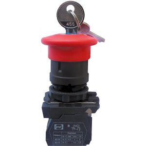 Вимикач кнопковий пластиковий FP5-AS142 1NC (червоний)