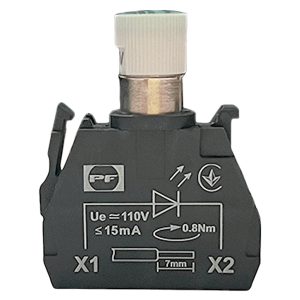 Світлодіодний модуль до кнопкових вимикачів FP білий 110V