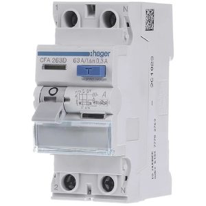 ПЗВ 2P 6kA 63A 300mA A Hager (B)