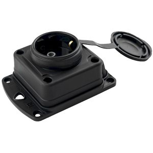 Розетка каучук 1-а З/К 16А IP44 "FAR"