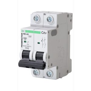 Модульный автоматический выключатель FB1-63 CITY 6кА    "B"  2P  6А