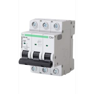 Модульный автоматический выключатель FB1-63 CITY 6кА "B" 3P 16А