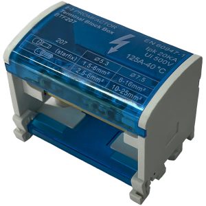 Шина нулевая в корпусе BTF207 2P 125A 2x7 690V