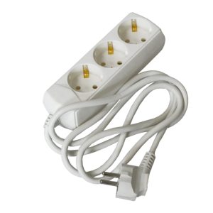 Подовжувач 3гн 1,5м З/К 2P+PE 3х1мм2 10А/250В "UEC"