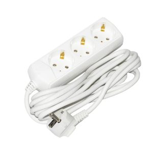 Подовжувач 3гн 3м З/К 2P+PE 3х1мм2 10А/250В "UEC"