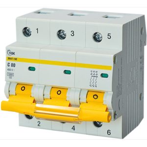 Авт. вим. 3-п. ВА 47-100 C 80А 10кА "УЕК"