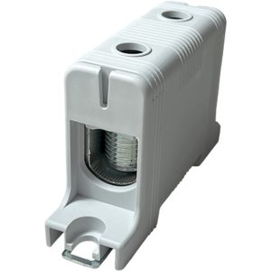 Клемма FT1095F 1Р, Cu:16-95 / Al:16-95 16-95мм.кв., серая