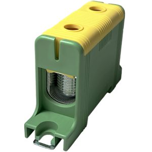 Клемма FT1095G 1Р, Cu:16-95 / Al:16-95 16-95мм.кв., желто-зеленая