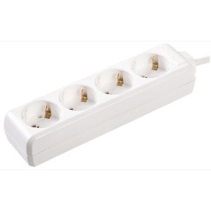 Подовжувач 4гн 1,5м без З/К У4 (3х1мм2) "UEC"