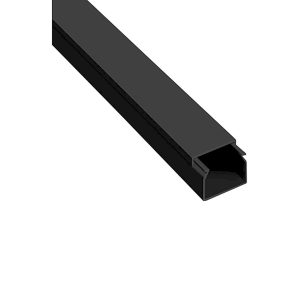 Кабель-канал 15х10 з одинарним замком Ultra (160) антрацит