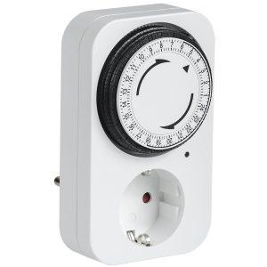 Розетка-таймер мех інд 15хв. 24г 96on/off 16А IP20 РТМ-2 "UEC"