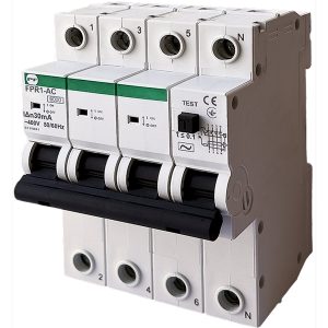 Реле захисного відключення FPR1-AC  50А/0,03A  4P АС 6kA