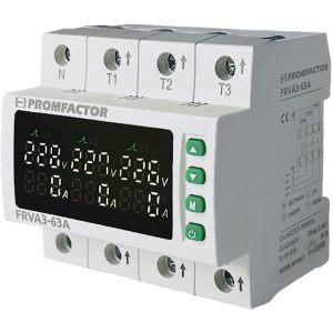 Трифазне реле контролю напруги та струму  FRVA3-63A