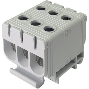 Клемма FT1050F 3P, Cu:2.5-50 / Al:6-50 2.5-50мм2, серая