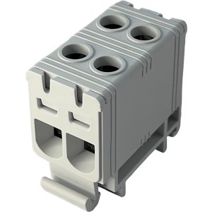 Клемма FT1016F 2P, Cu:1.5-16/Al:1.5-16 4-16мм2, серая