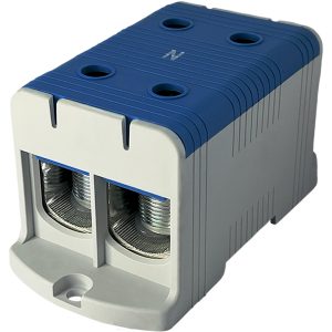 Клемма FT1240N 2P, Cu:35-240 / Al:35-240 35-150мм2, синяя