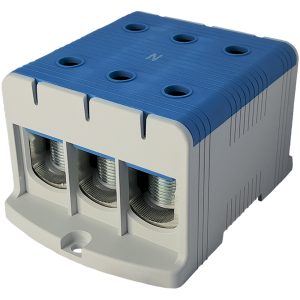 Клемма FT1240N 3P, Cu:35-240 / Al:35-240 35-150мм2, синяя
