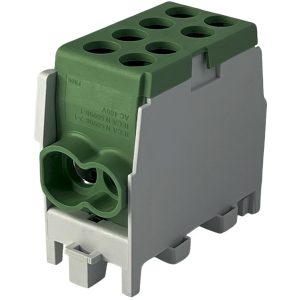 Клемный блок FJ-25/16.1G 100А зеленый