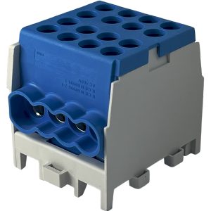 Клемный блок FJ-25/16.3B 100А синий