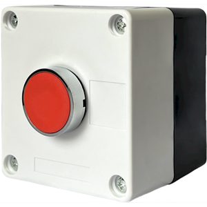 Пост кнопковий одномісний FP4-BOX1W02 "Червоний колір"