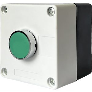 Пост кнопковий одномісний FP4-BOX1W1 "Зелений колір"