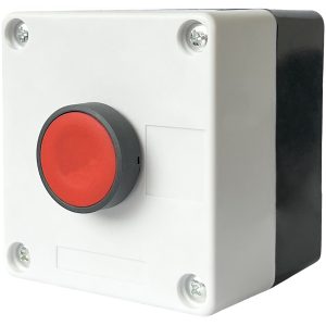 Пост кнопковий одномісний FP5-BOX1W02 "Червоний колір"