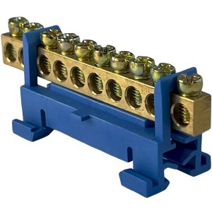 Шина нулевая SPF610B 10 6x9мм2 (синяя)