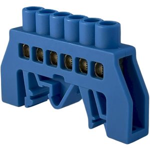 Шина нулевая изолированная STF706B 6x9мм2 (синяя)