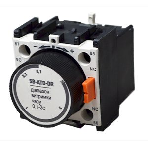 ПВИ-23 затримка на вим. 0,1-3сек. 1з+1 (LA3-DR2) "UEC"