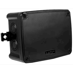 Коробка розподільча 146х105х65 IP67 зовнішня пласт. б/отв. ск.чор "UEC"