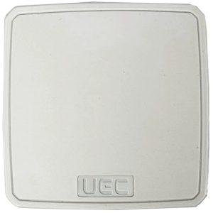 Коробка розподільча 100х100х50 IP65 зовнішня пласт. сіра "UEC"