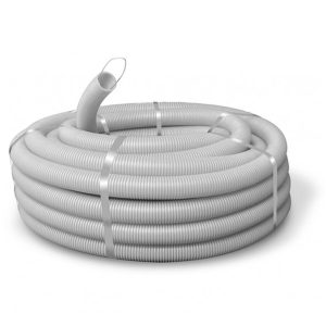 Гофротруба ПВХ д.20/14мм з прот. 50м 320Н "КОПОС" світло-сіра (1420_K50D) світло-сіра Чехія