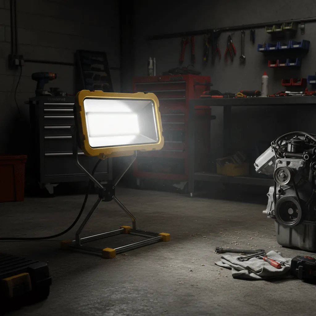 Як вибрати переносну лампу або прожектор для робіт