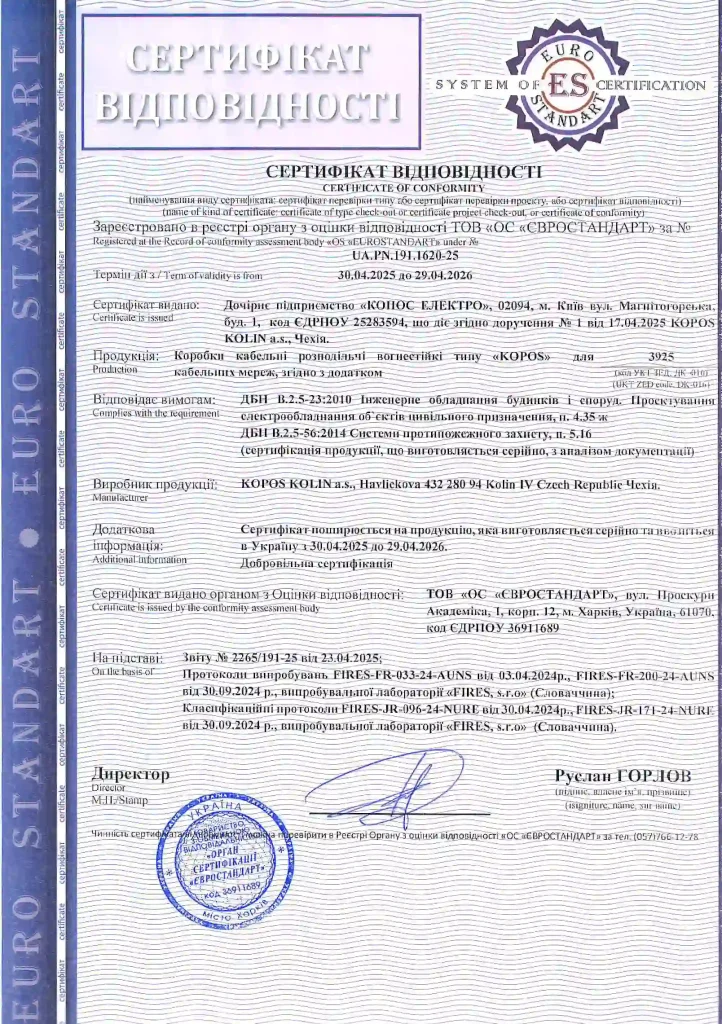 KOPOS | Електромонтажна продукція для дому та промисловості